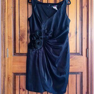 ALEX EVE Black Cocktail Dress. Plus Size 16